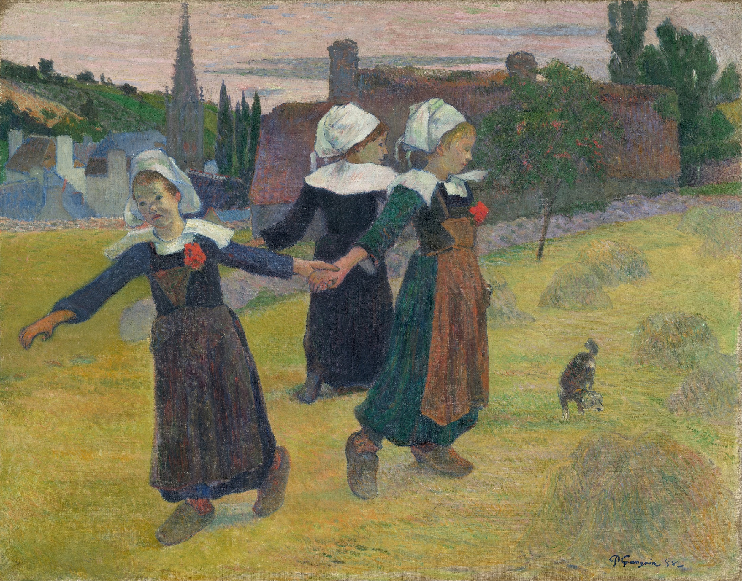 Breton Girls Dancing, Pont-Aven 1888